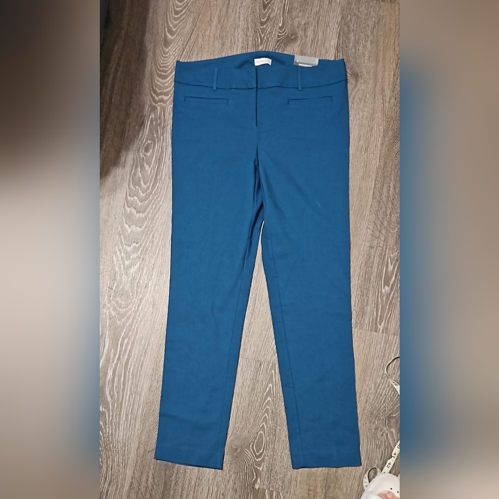 Van Heusen Women's Straight Leg Pants in Teal